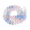 Electroplate Mixed Styles Glass Beads Strands EGLA-N022-17A-A02-2