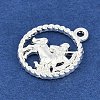 Twelve Constellations Alloy Pendants PALLOY-Q006-01D-S-2