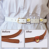10Pcs 5 Colors PU Leather Belt Fixing Ring Buckle FIND-FH0017-67-5