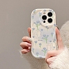 Tulip Cat Pattern TPU Plastic Mobile Phone Cover PW-WGD8F46-12-1