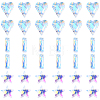 30Pcs 3 Styles Glass Pendants GLAA-YW0004-70-1
