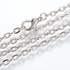 Iron Cable Chains Necklace Making LS-X-MAK-R013-45cm-P-1