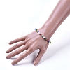 Glass Beads Stretch Bracelets BJEW-JB05141-5