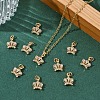 SHEGRACE Brass Micro Pave Cubic Zirconia Pendants XGRQ3D355-516G-5