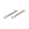 Tarnish Resistant 304 Stainless Steel Link Connectors STAS-Z034-18A-P-2