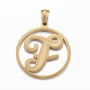 Ion Plating(IP) 304 Stainless Steel Pendants STAS-K162-048G-1