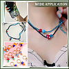 80Pcs 10 Colors Handmade Lampwork Beads LAMP-ME0001-06-4