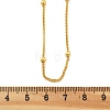 Brass Satellite Chains  Necklaces for Women NJEW-D302-27G-5