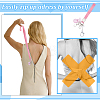2Pcs Alloy & 304 Stainless Steel Clasps & ABS Plastic Pearl Beaded Zipper Helpers HJEW-PH02479-5