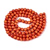 Imitation Tiger Eye Glass Beads Strands GLAA-Q106-03A-B05-2