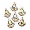 Glass Rhinestone Pendants FIND-TAC0017-07LG-08-1