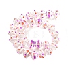 Glass with Enamel Beads Strands GLAA-M047-01B-2
