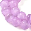 Natural Selenite Beads Strands G-P493-01C-2