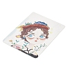 Rectangle Girl Print Paper Earring Necklace Display Card CDIS-M007-02D-3
