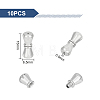Unicraftale 10PCS 304 Stainless Steel Screw Clasps STAS-UN0045-08-3