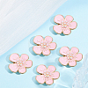 6Pcs Zinc Alloy Cufflinks BUTT-ME0001-51B-5