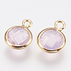 Glass Charms KK-Q752-006G-3