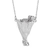 Alloy Bouquet Pendant Necklaces for Dried Flower WGF058D-01-5