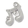 Zinc Alloy with Crystal Rhinestone Charms RB-OY001-64P-1
