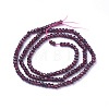 Natural Garnet Beads Strands G-E538-03-2