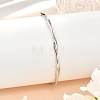 Wave Alloy Cuff Bangles BJEW-L701-04P-3