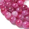 Dyed Natural Malaysia Jade Beads Strands G-G021-01D-12-3
