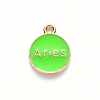 Alloy Enamel Pendants ENAM-S124-01B-06A-3