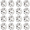 30Pcs Printed Silicone Focal Beads SIL-SC0001-73-1