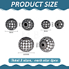 12Pcs 3 Styles Brass Micro Pave Cubic Zirconia Beads KK-PH0004-88B-2