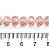 Transparent Baking Paint Glass Beads X1-DGLA-A034-T8mm-D10-4