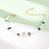 Natural Lapis Lazuli Chip and Rice Natural Pearl Beaded Bracelets GG-CBA3297-13G-D-2