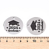 Non-Tarnish 201 Stainless Steel Pendants LS-STAS-T064-38P-25-3