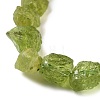 Raw Rough Natural Peridot Beads Strands G-P528-B05-01-3