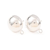 Brass Stud Earring Findings KK-G604-01S-07-1