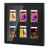 6-Hole Wood Wall-Mounted Card Storage Display Stands ODIS-WH0038-305-1