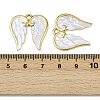 304 Stainless Steel Enamel Pendants STAS-L290-06G-3