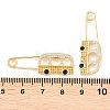 Brass Micro Pave Cubic Zirconia Pendants KK-C162-055G-01-3