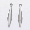 Non-Tarnish 316 Surgical Stainless Steel Pendants X-STAS-P198-04-2