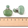 Natural Mixed Stone Perfume Bottle Pendants G-L623-07P-4