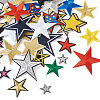 Star Computerized Embroidery Polyester Iron On Patches PATC-TAC0001-02-3