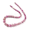 Natural Fossil Graduated Beads Strands G-F830-A03-01-4