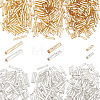 6 Style Glass Twisted Bugle Beads SEED-HY0001-01-1
