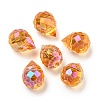 Electroplated Glass Beads EGLA-K062-01A-HR02-1