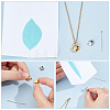 2Pcs 2 Colors 304 Stainless Steel Heart Urn Ashes Necklaces NJEW-CN0001-28A-6