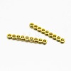 9-Hole Rectangle Zinc Alloy Spacer Bars PALLOY-E377-05G-1