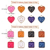 64Pcs 16 Style Alloy Enamel Charms ENAM-SZ0002-56-2