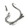 316 Surgical Stainless Steel Cuff Earrings EJEW-E300-01AS-04-2