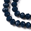 Opaque Solid Color Glass Beads Strands EGLA-A034-P2mm-D16-3