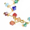 Glass Beads Necklaces NJEW-JN02499-3