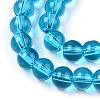 Transparent Glass Beads Strands GLAA-T032-T6mm-06-2
